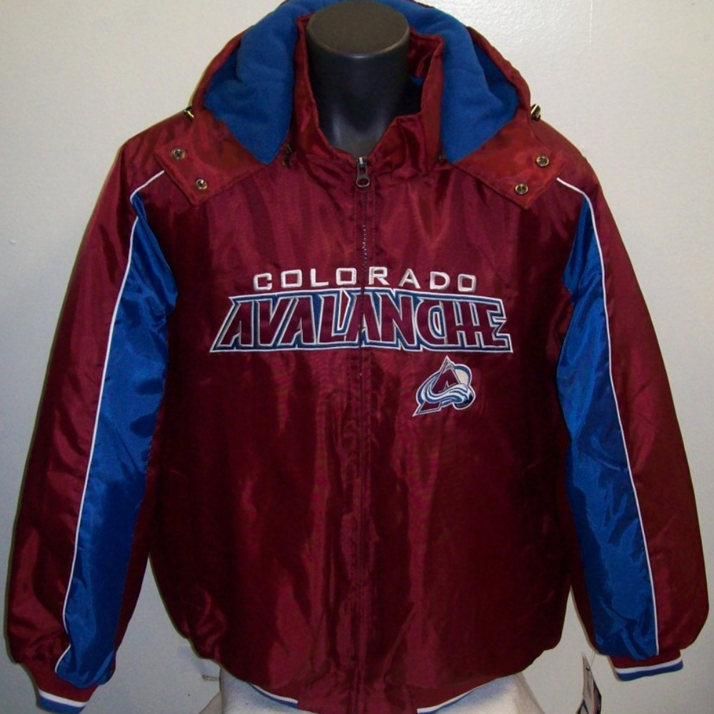 COLORADO AVALANCHE HOODED WINTER PARKA JACKET